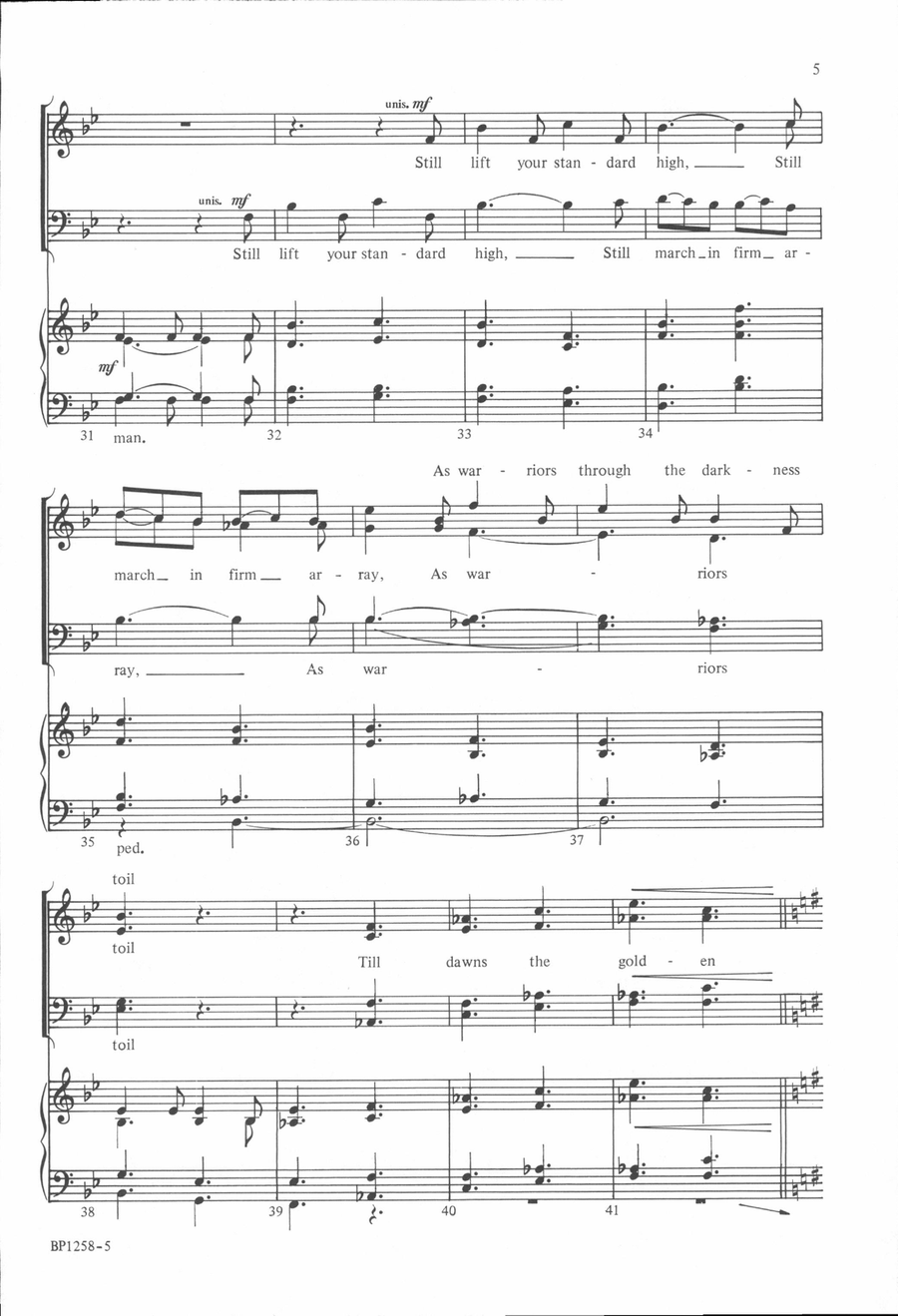 Rejoice, Give Thanks and Sing - Young 4-Part scores gallery preview page 5