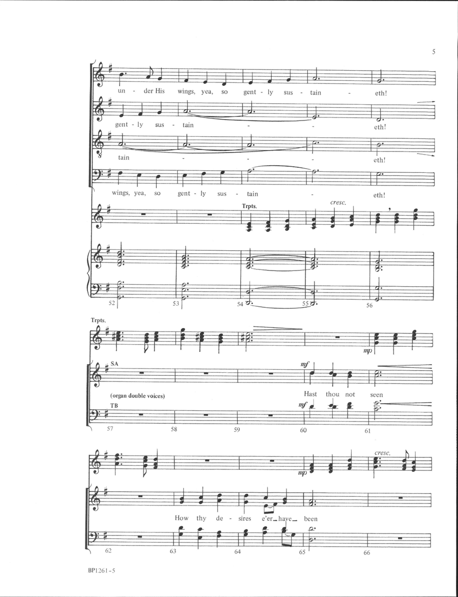 Praise to the Lord, the Almighty - Bacon 4-Part scores gallery preview page 5