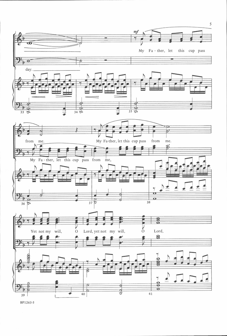 Thy Will Be Done Thy Will Be Done 4-Part scores gallery preview page 5