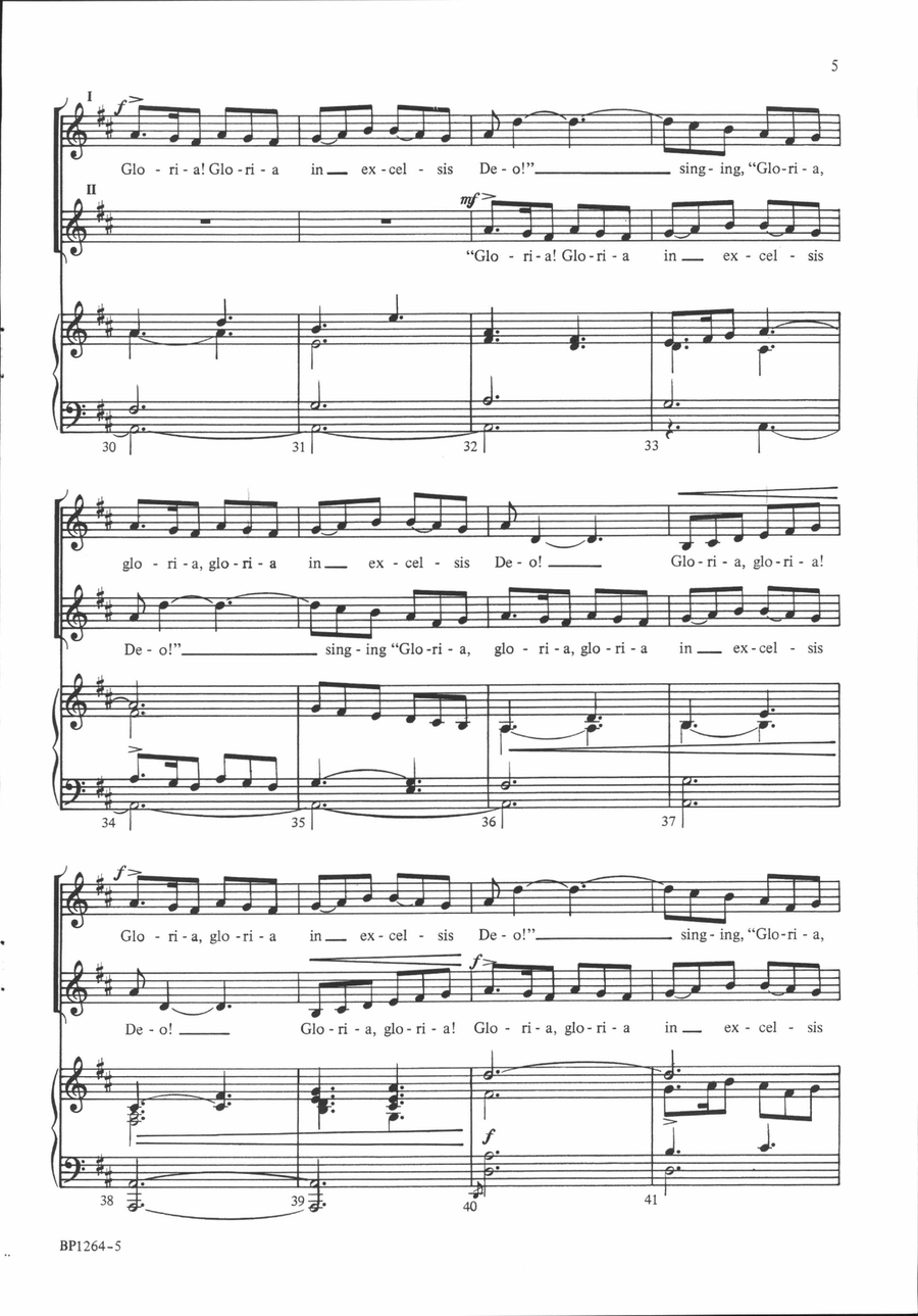 Gloria In Excelsis Gloria In Excelsis 2-Part scores gallery preview page 4