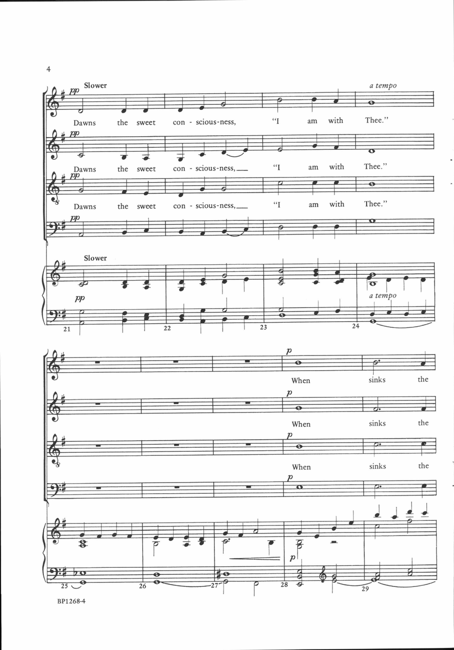 Still, Still with Thee Still, Still with Thee 4-Part scores gallery preview page 4
