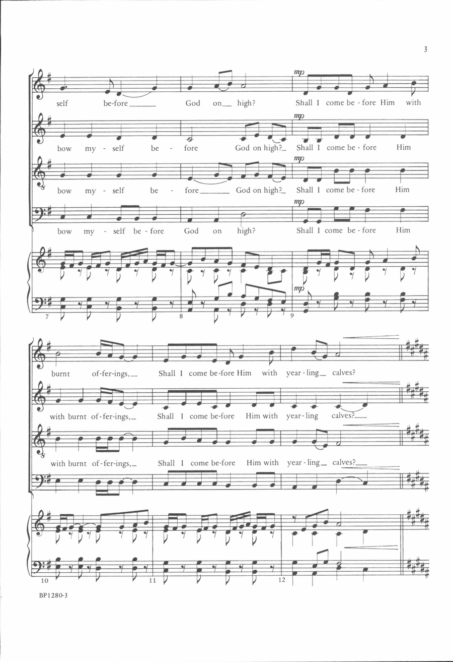 Offertory - SATB Offertory - SATB 4-Part scores gallery preview page 3