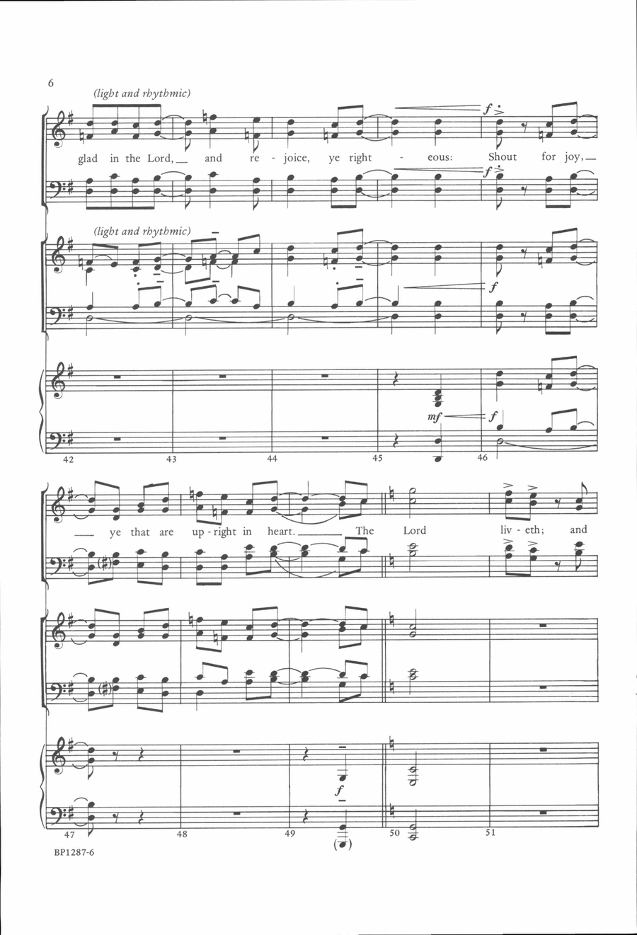 Rejoice, the Lord Is King - Beck 4-Part scores gallery preview page 6