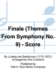 Finale (Themes From Symphony No. 9) - Score