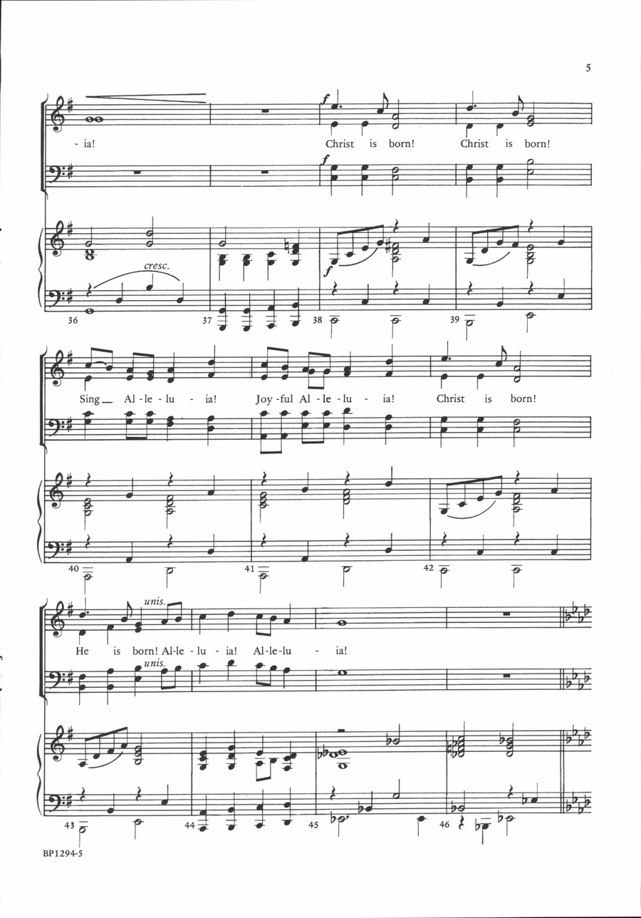 Angels, Shepherds, Kings and Stars 4-Part scores gallery preview page 5