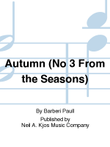 Autumn (no 3 From the Seasons)