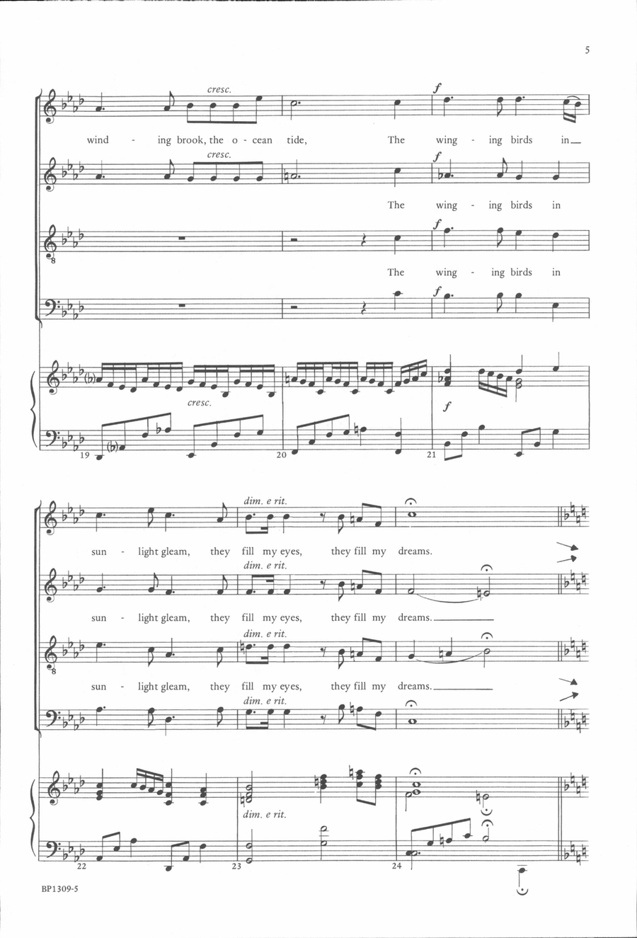 In the Quiet Hours In the Quiet Hours 4-Part scores gallery preview page 5