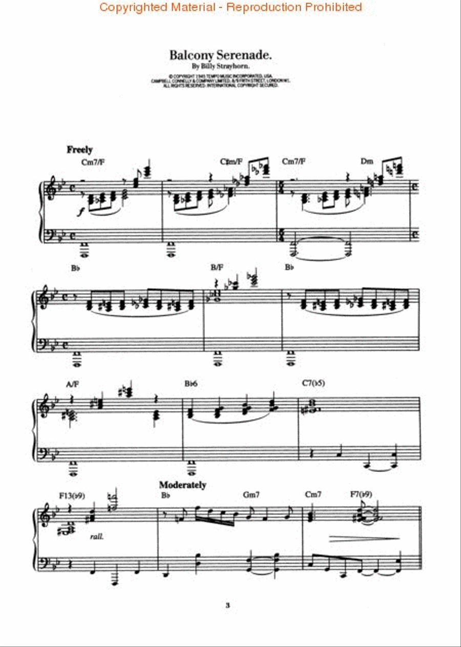 Duke Ellington - Jazz Piano Piano Solo scores gallery preview page 2