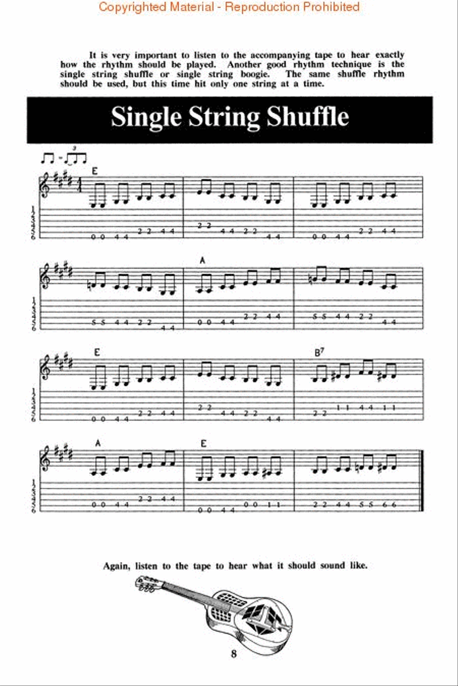 Acoustic Blues Guitar Acoustic Guitar scores gallery preview page 2