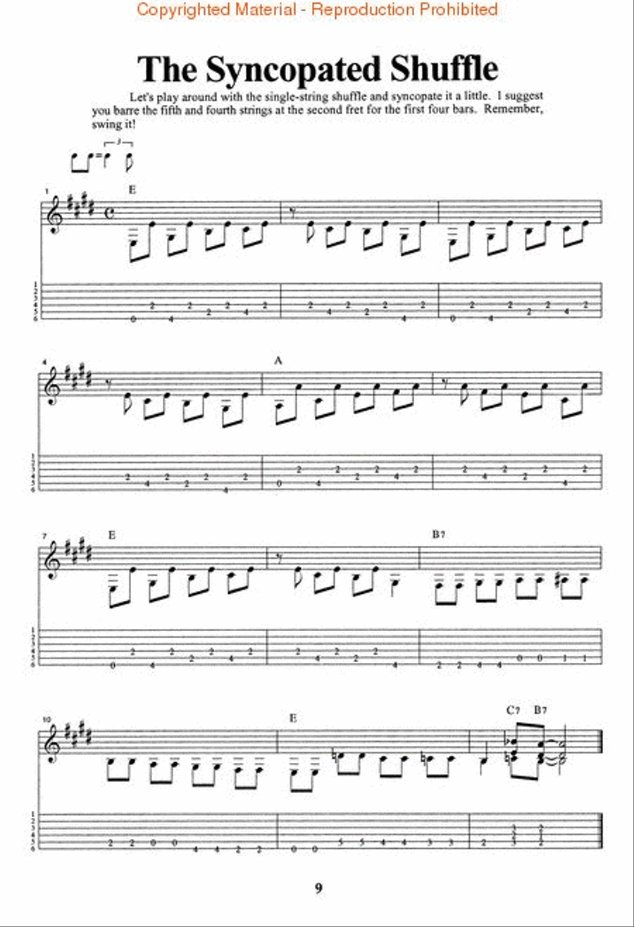Acoustic Blues Guitar Acoustic Guitar scores gallery preview page 3