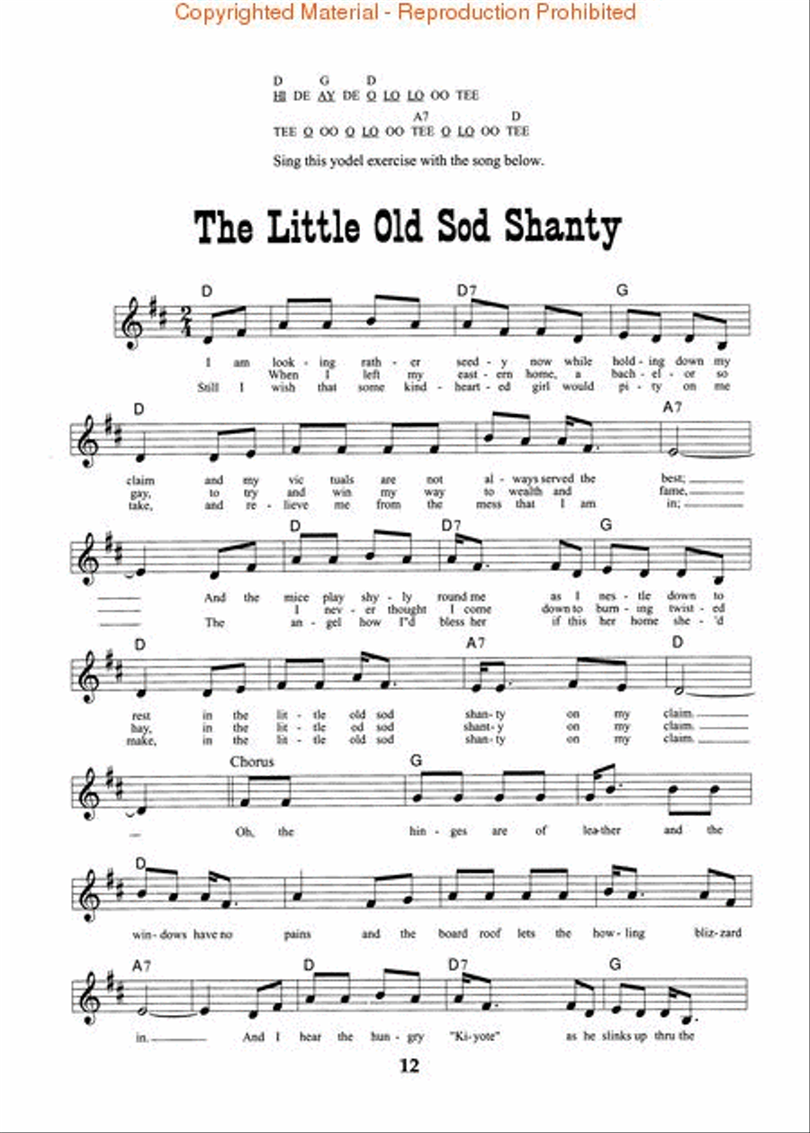 How to Yodel the Cowboy Way Voice scores gallery preview page 3