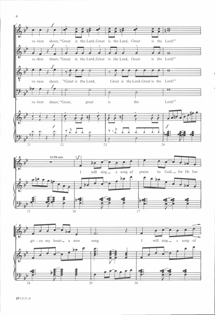 Portrait of Praise Portrait of Praise 4-Part scores gallery preview page 4
