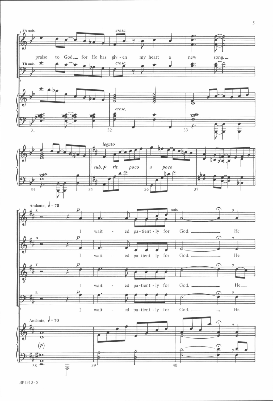 Portrait of Praise Portrait of Praise 4-Part scores gallery preview page 5