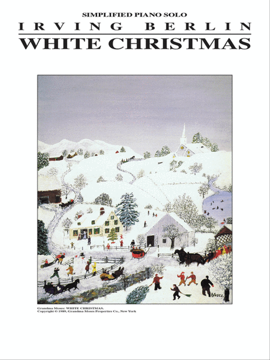 White Christmas Easy Piano scores gallery preview page 1