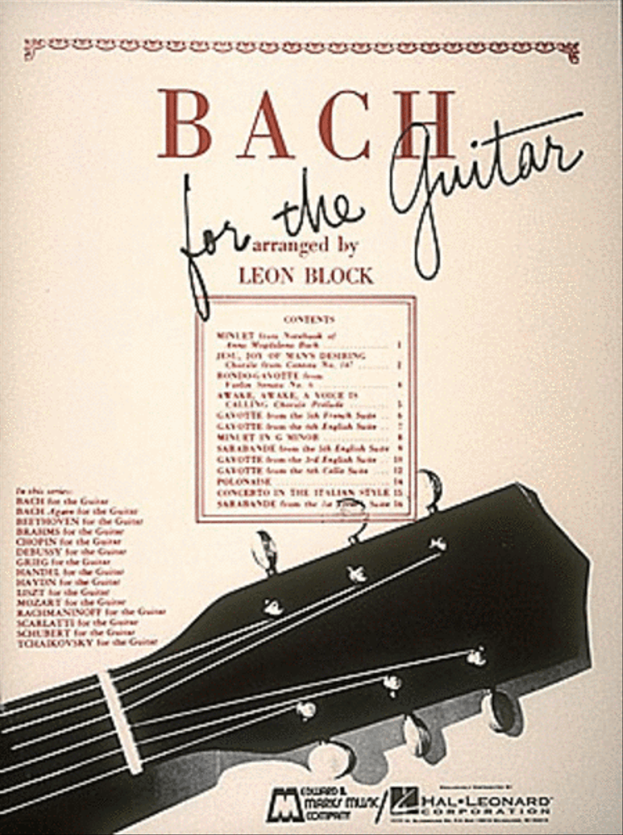 Bach For The Guitar Classical Guitar scores gallery preview page 1