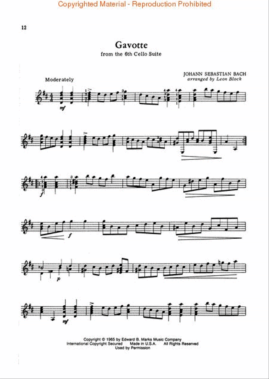 Bach For The Guitar Classical Guitar scores gallery preview page 3
