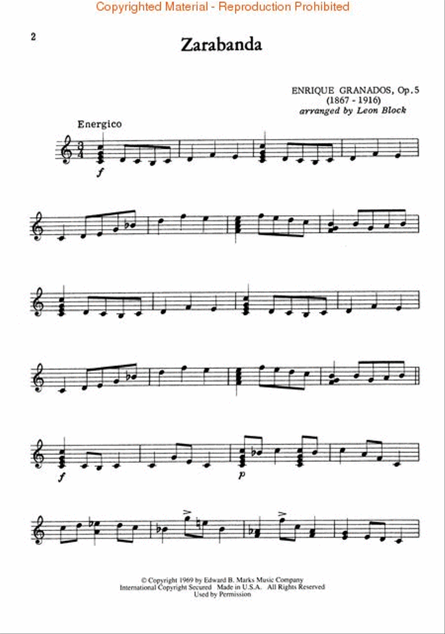 The Guitar in Spain Acoustic Guitar scores gallery preview page 2