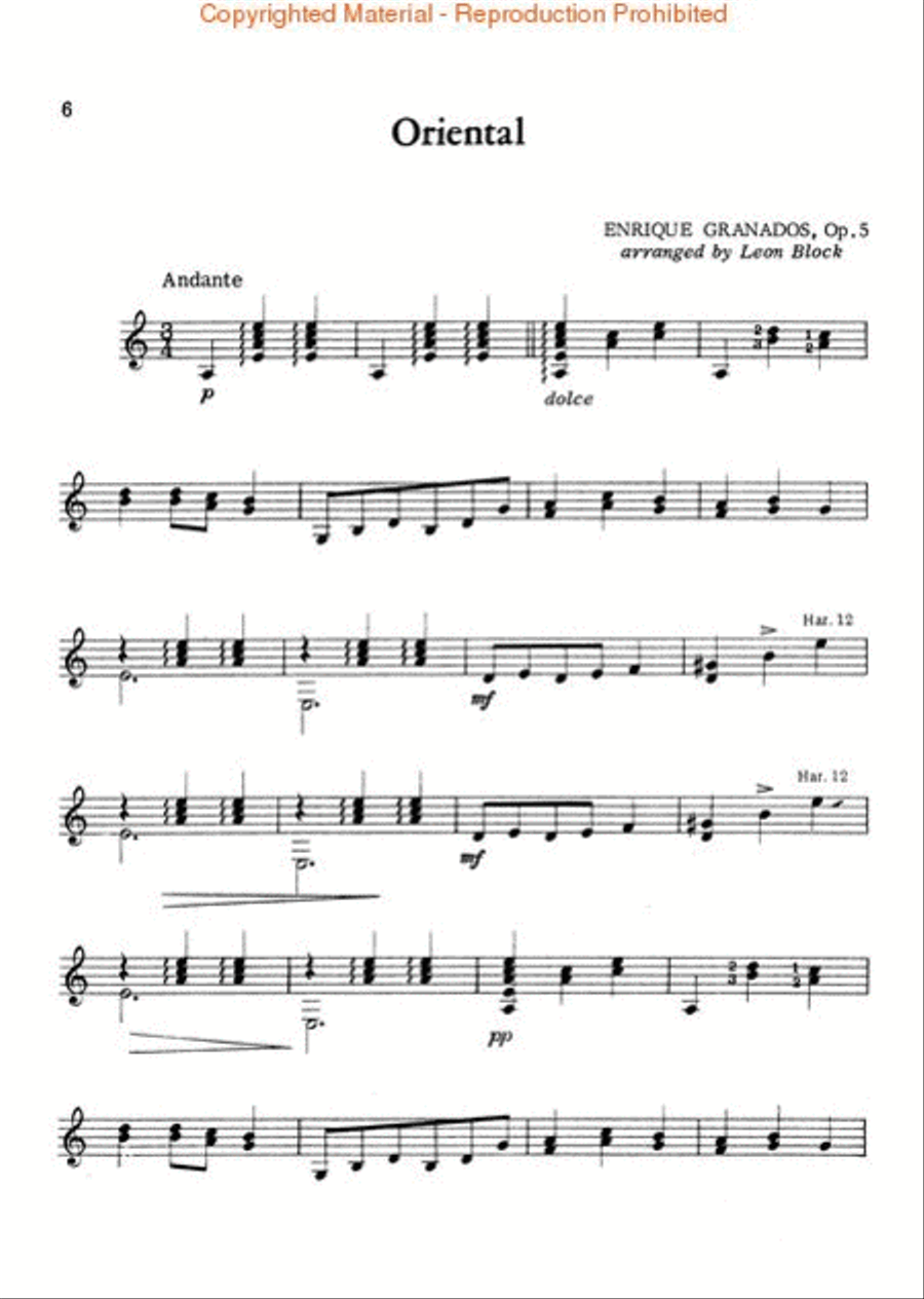 The Guitar in Spain Acoustic Guitar scores gallery preview page 3