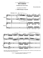 Recuerdos Piano Duet scores gallery preview page 3