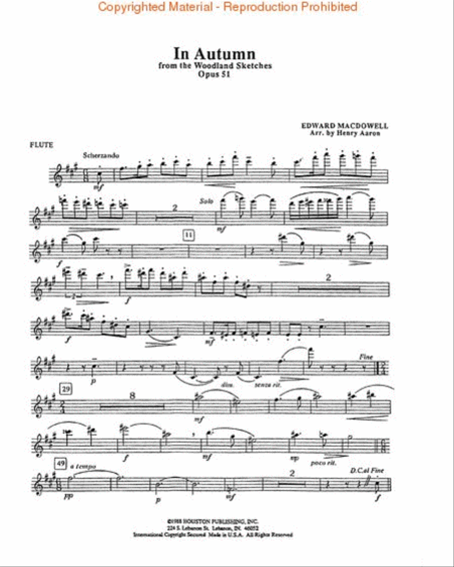 Encore Pieces For Woodwind Quintet, Vol. 1 - Flute Woodwind Quintet scores gallery preview page 3