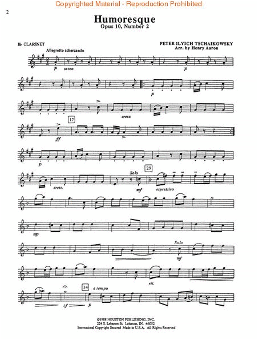Encore Pieces For Woodwind Quintet, Vol. 1 - Clarinet Woodwind Quintet scores gallery preview page 2