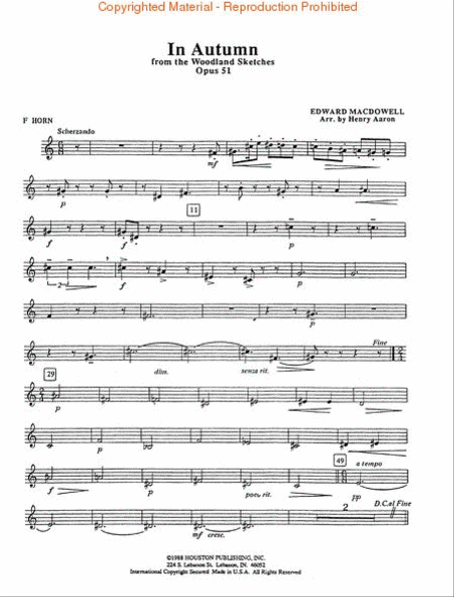 Encore Pieces For Woodwind Quintet, Vol. 1 - Horn In F Woodwind Quintet scores gallery preview page 3