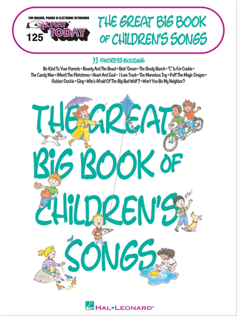 The Great Big Book of Children's Songs Electronic Keyboard scores gallery preview page 1