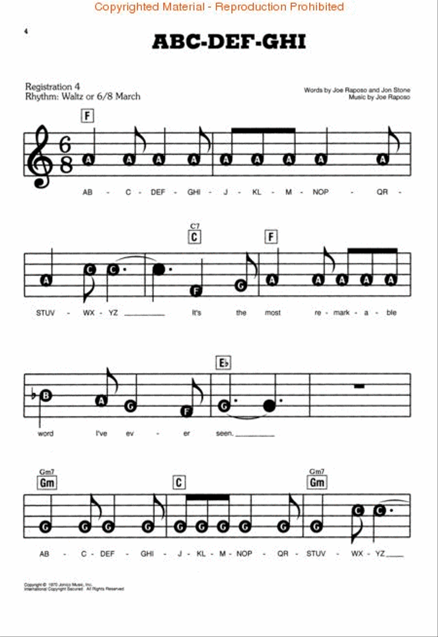 The Great Big Book of Children's Songs Electronic Keyboard scores gallery preview page 2