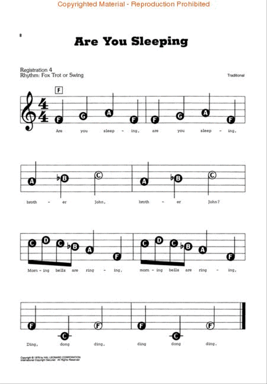 The Great Big Book of Children's Songs Electronic Keyboard scores gallery preview page 3
