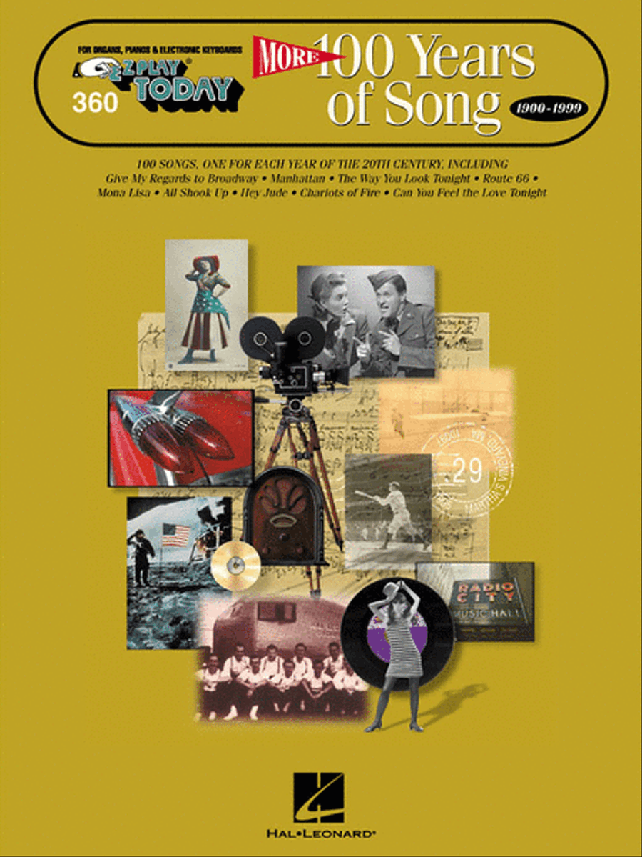 E-Z Play Today #360. More 100 Years of Song Electronic Keyboard scores gallery preview page 1