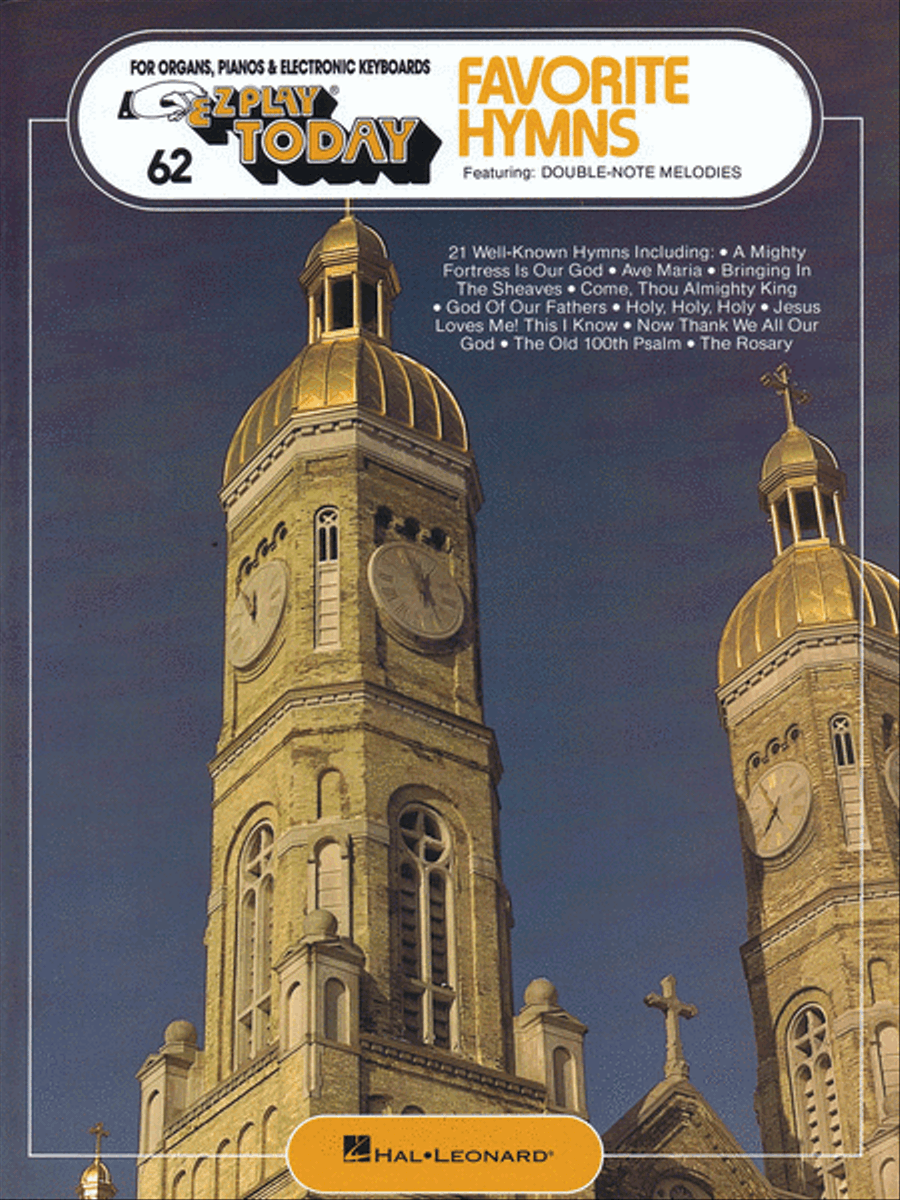 E-Z Play Today #62 - Favorite Hymns Voice scores gallery preview page 1
