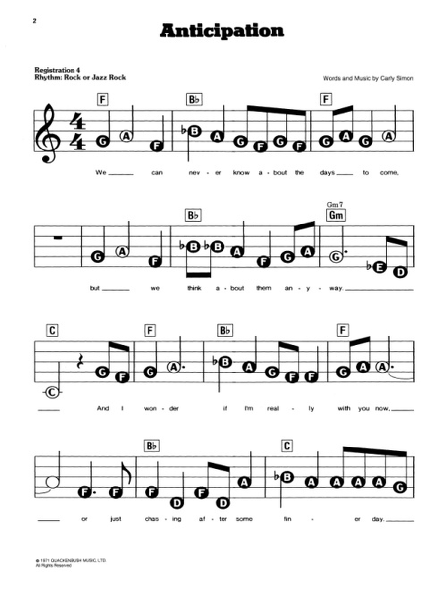 Forty Pop & Rock Song Classics by Various Voice - Sheet Music page 5