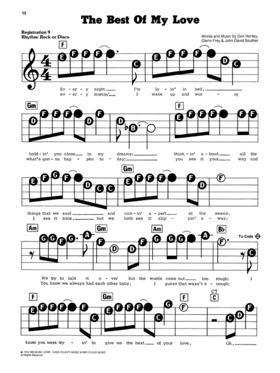 Forty Pop & Rock Song Classics by Various Voice - Sheet Music page 6