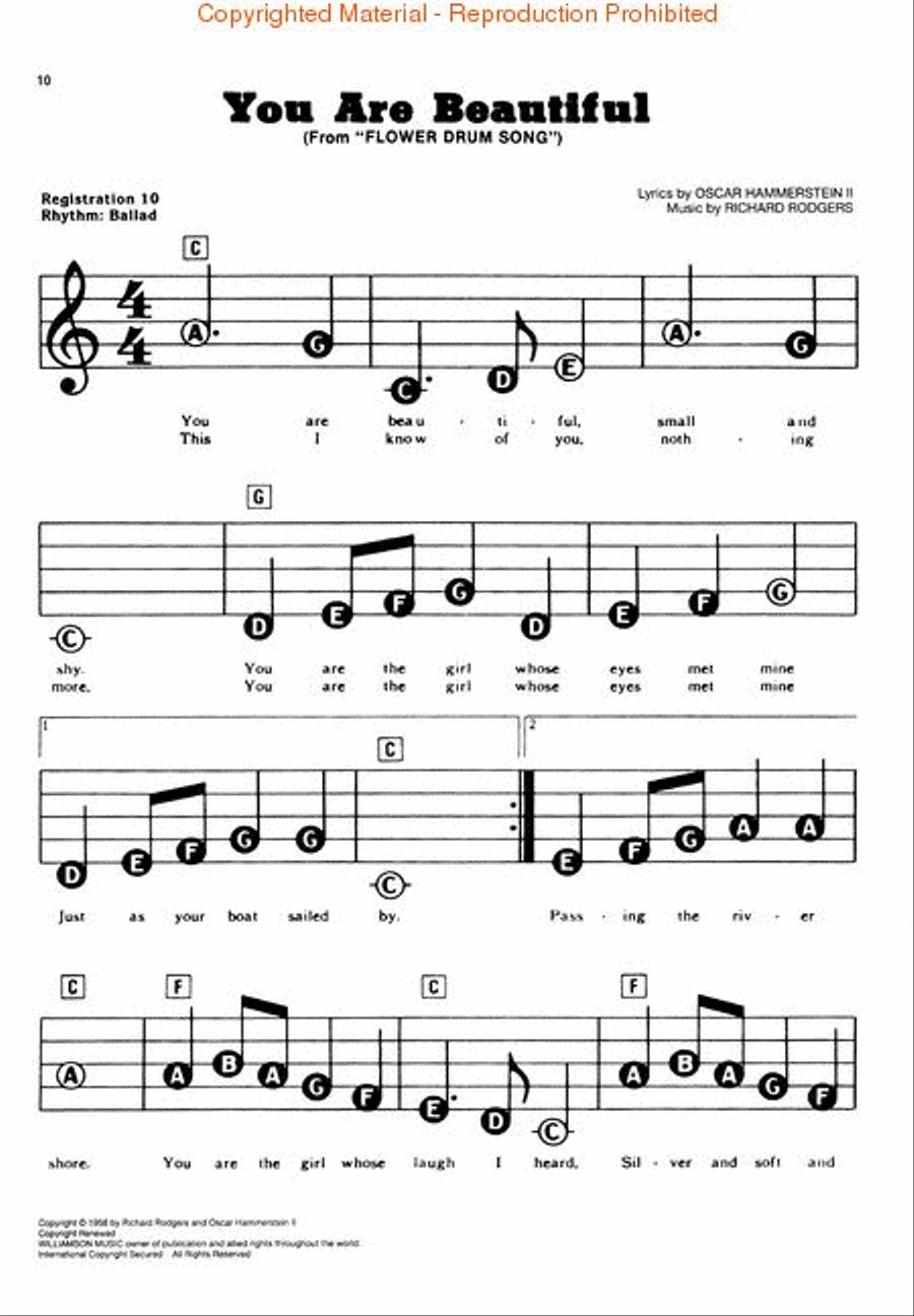 Rodgers & Hammerstein Songbook Electronic Keyboard scores gallery preview page 4