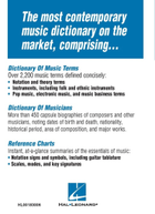 The Hal Leonard Pocket Music Dictionary Collection / Songbook scores gallery preview page 9