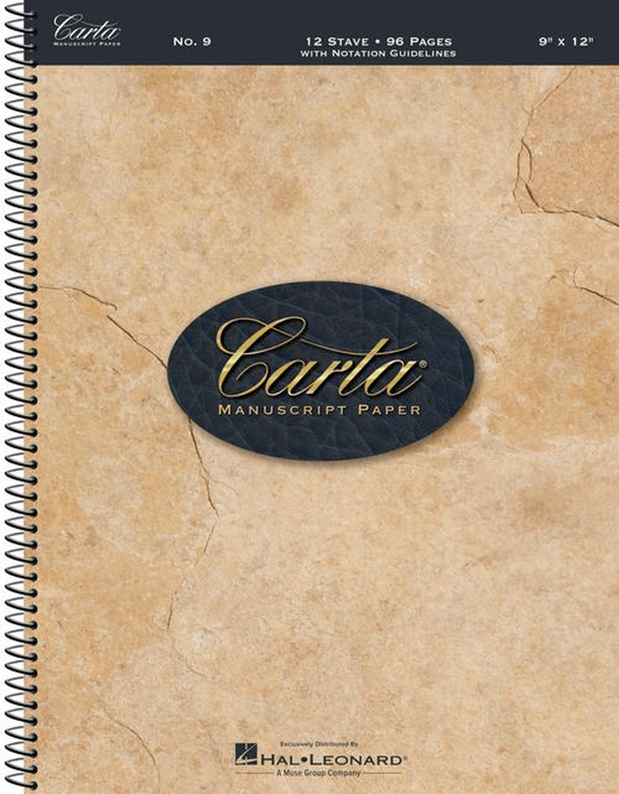 Carta Manuscript Paper No. 9 – Basic Staff Paper scores gallery preview page 2