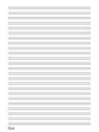 Carta Manuscript Paper No. 20 – Professional Staff Paper scores gallery preview page 3