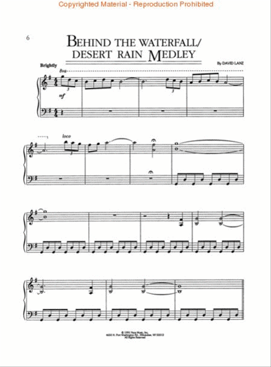 Narada® Easy Piano Sampler Easy Piano scores gallery preview page 2