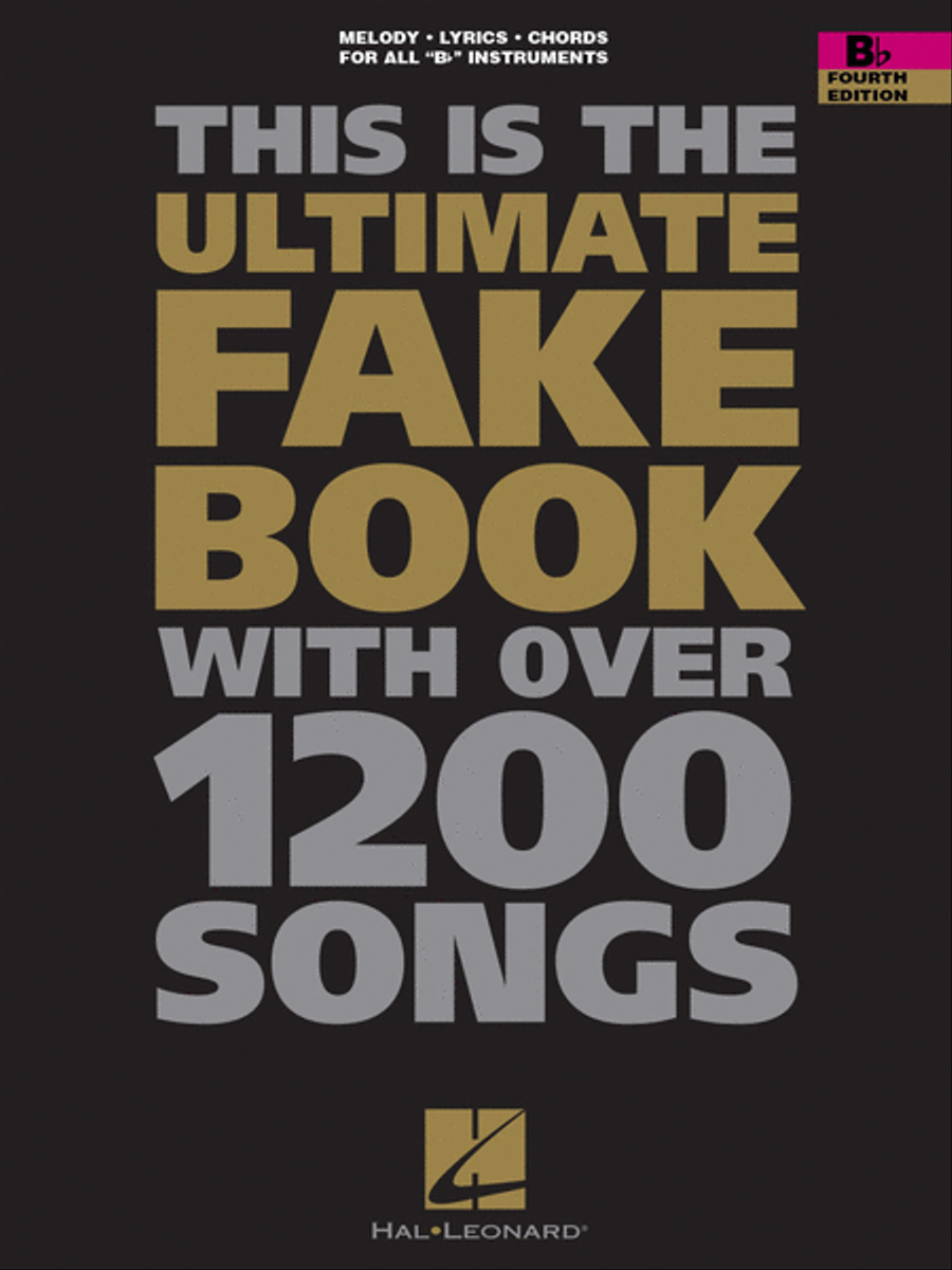 The Ultimate Fake Book - Bb Instruments (Fourth Edition) B-Flat Instrument scores gallery preview page 1