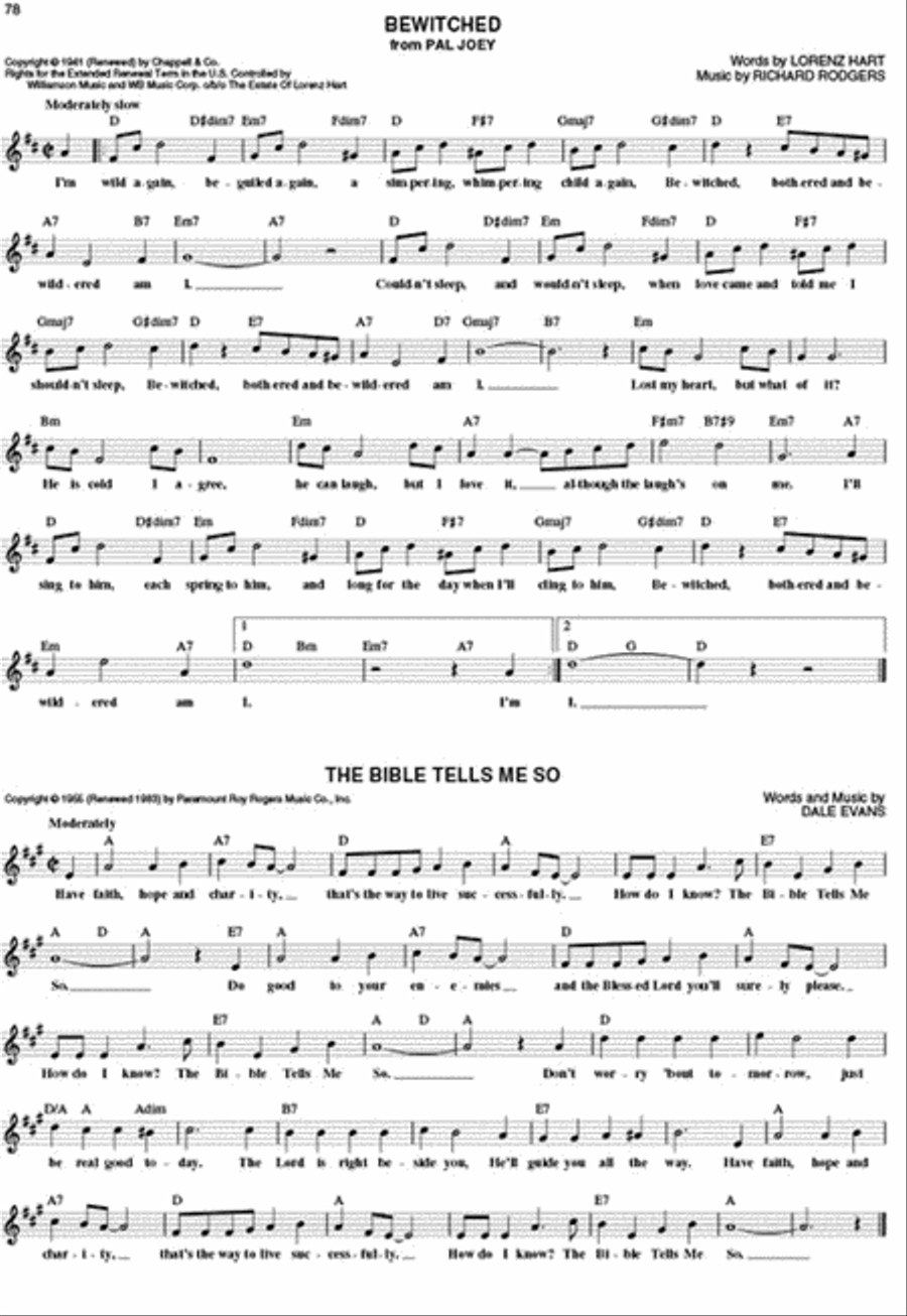 The Ultimate Fake Book - Bb Instruments (Fourth Edition) B-Flat Instrument scores gallery preview page 2