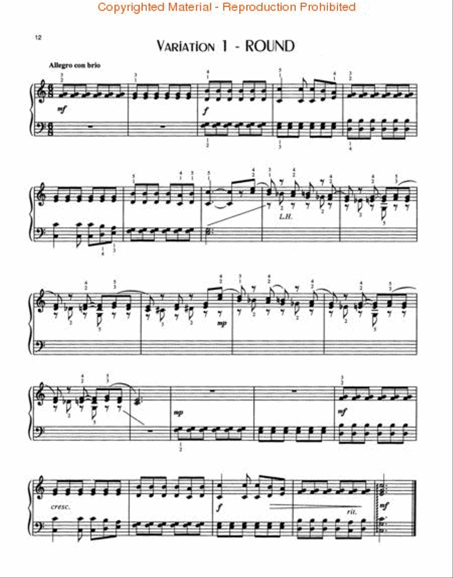The Chopsticks Variations Piano Solo scores gallery preview page 3