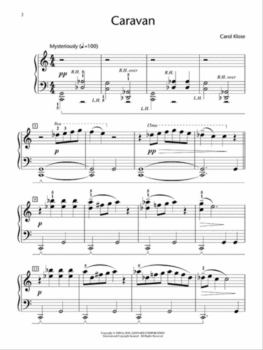 Caravan Caravan Piano Method scores gallery preview page 2