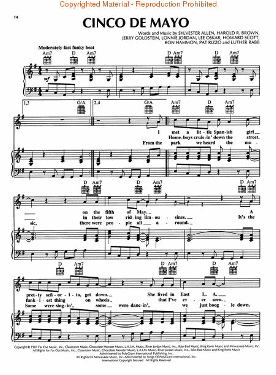 War Anthology Piano, Vocal, Guitar scores gallery preview page 3