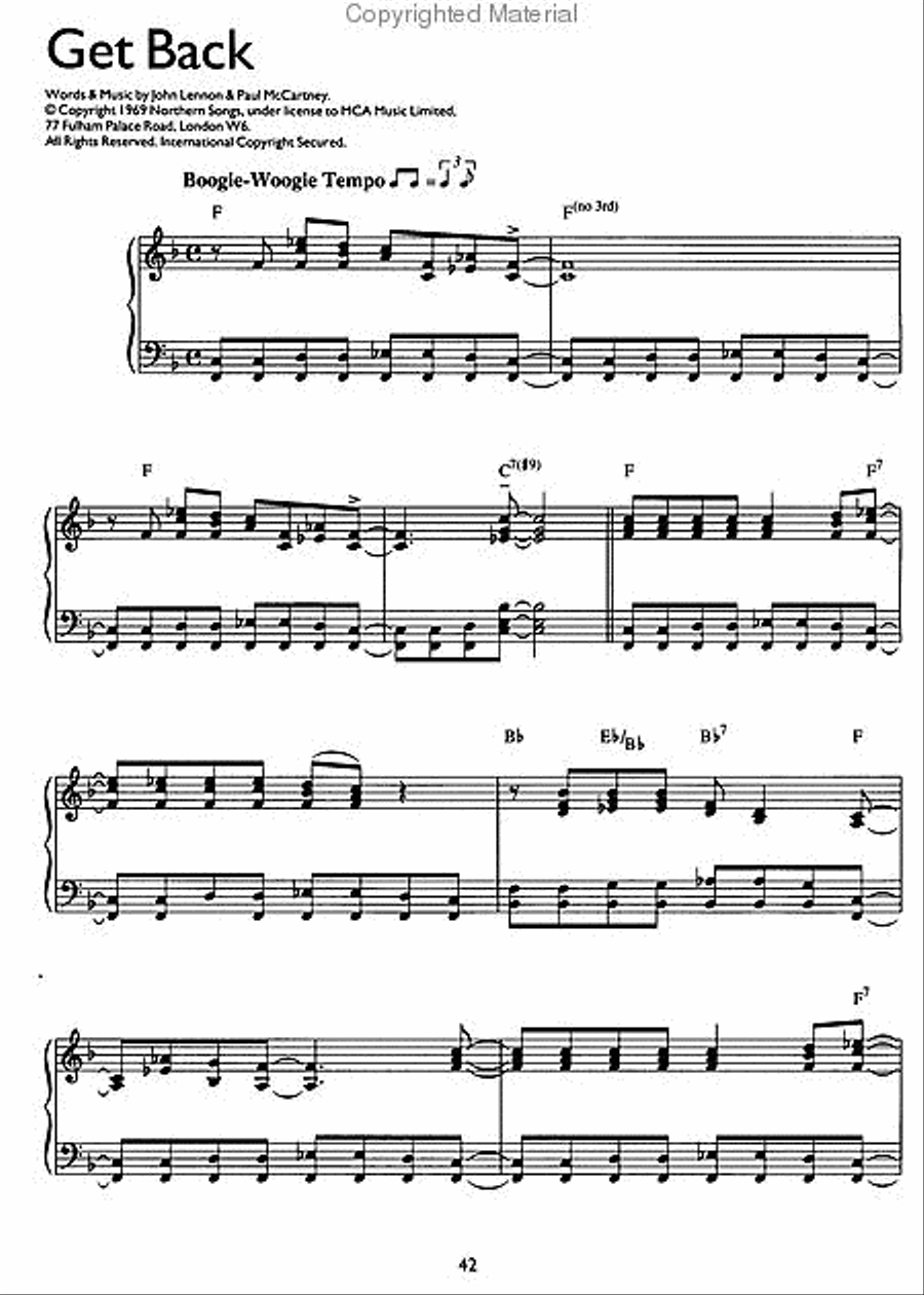 The Beatles for Jazz Piano Piano Solo scores gallery preview page 2