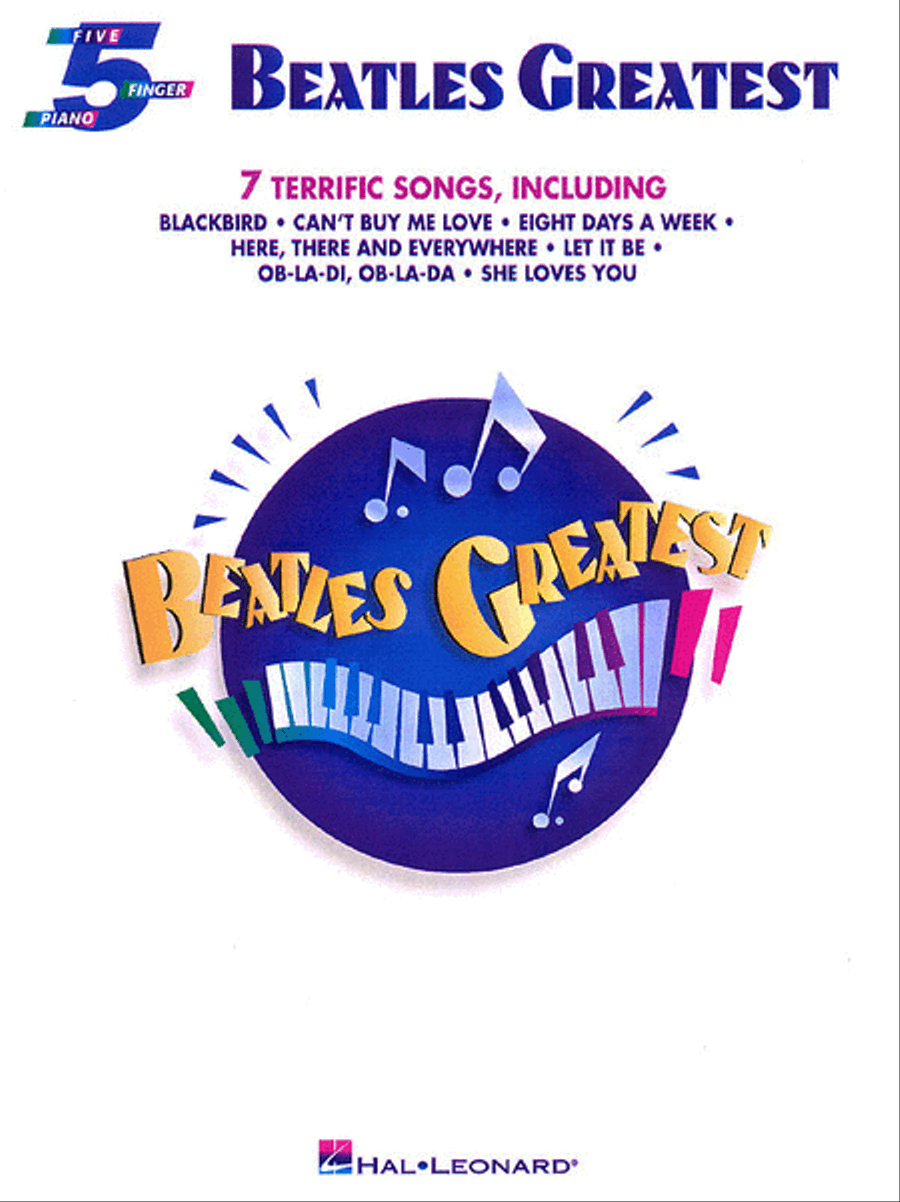 Beatles Greatest Easy Piano scores gallery preview page 1