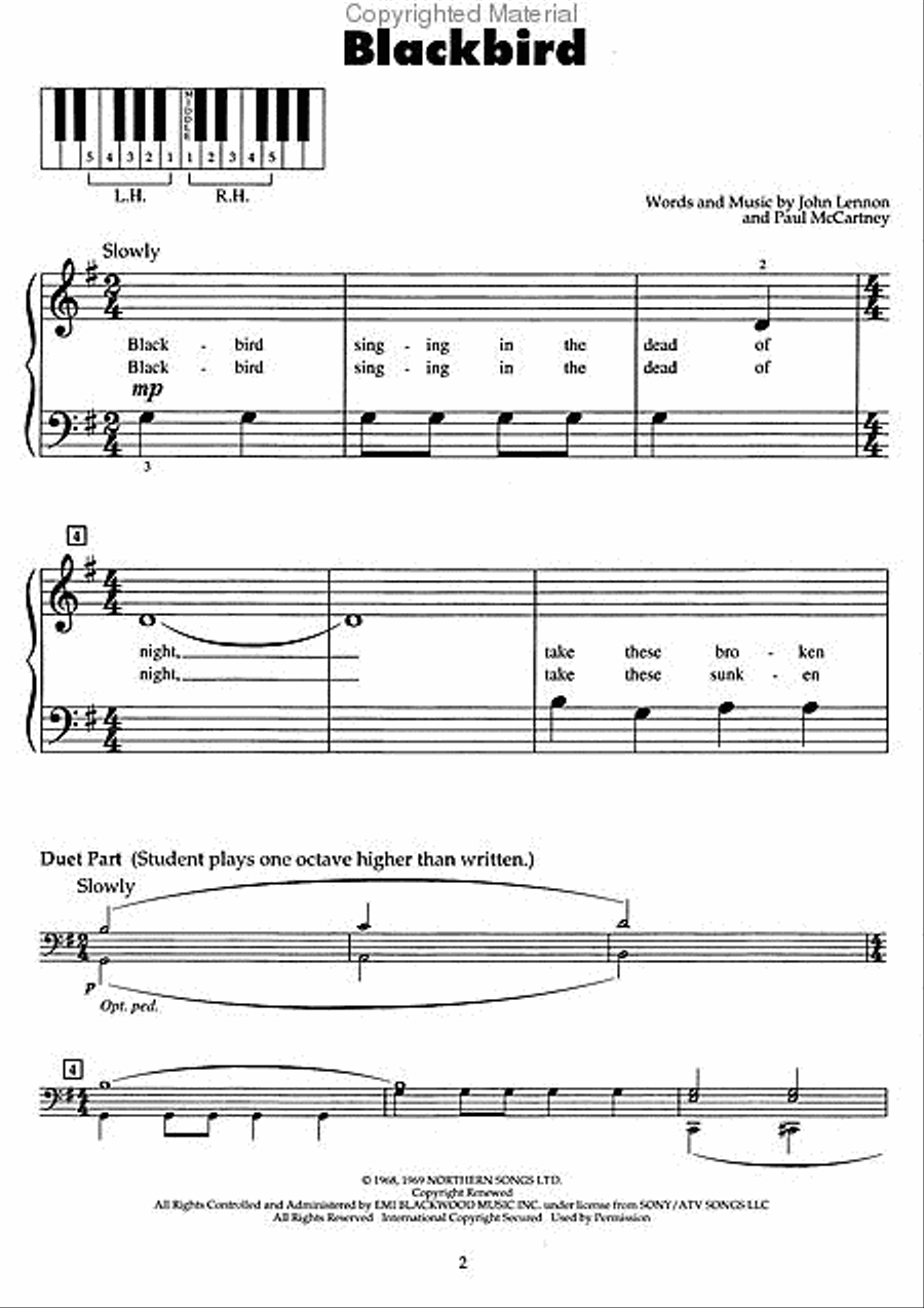 Beatles Greatest Easy Piano scores gallery preview page 2