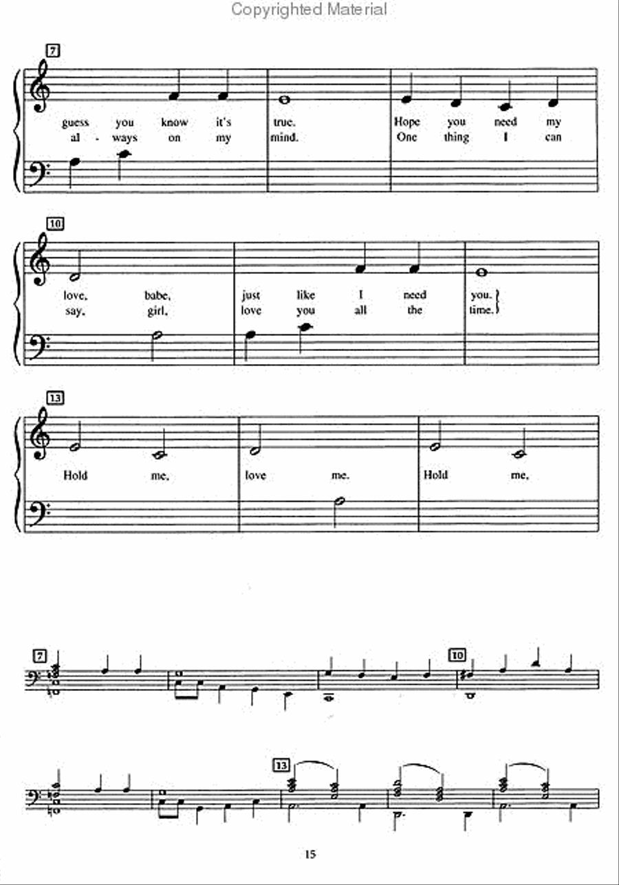 Beatles Greatest Easy Piano scores gallery preview page 5