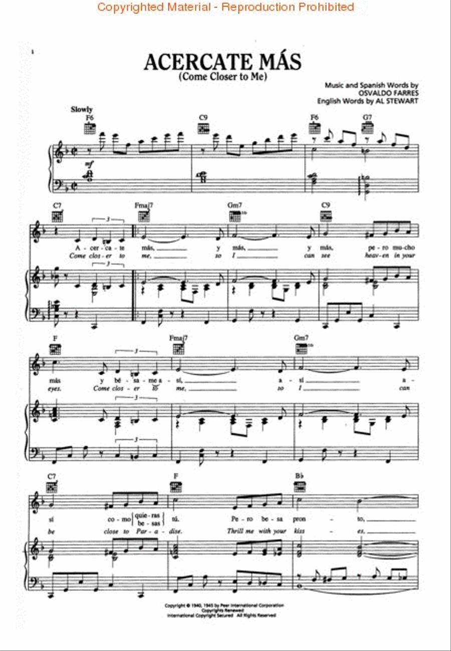 Romance: Boleros Favoritos Piano, Vocal, Guitar scores gallery preview page 2