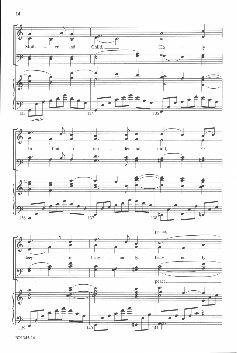 Carols of the Night Carols of the Night 4-Part scores gallery preview page 9