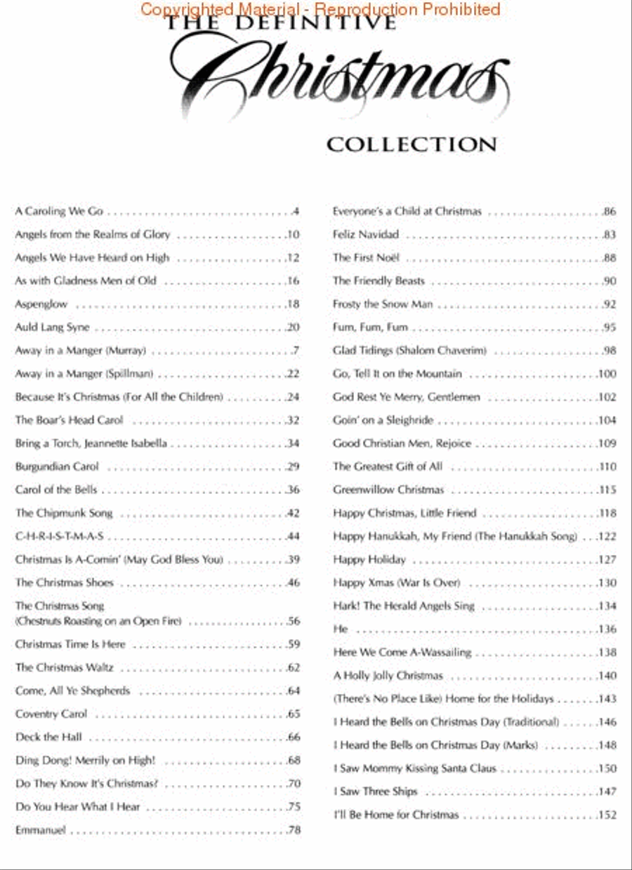 The Definitive Christmas Collection - 3rd Edition scores gallery preview page 2